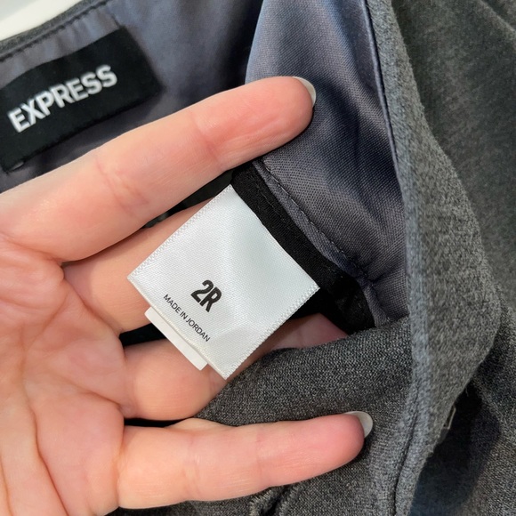 Express Gray Blazer and Skinny Pant Set - Picture 6 of 10